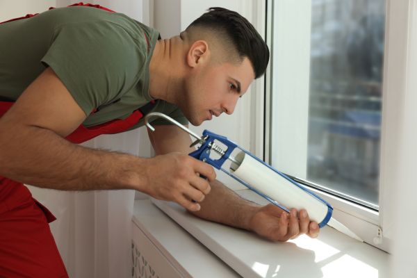Window Caulking Repair in Clover