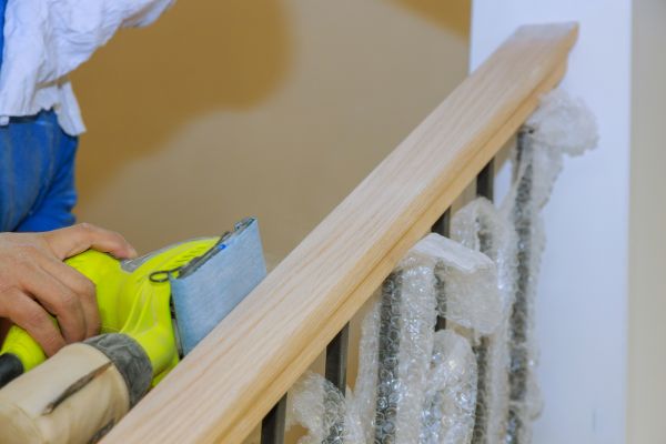 Handrail Sanding in Clover