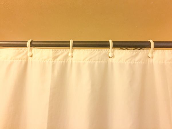 Shower Curtain Hanging in Clover