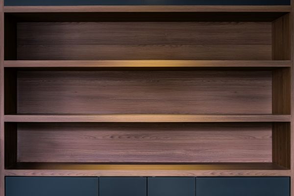 Bookcase Mounting in Clover